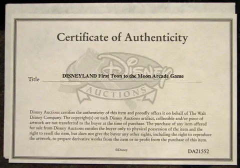 Certificate of Authenticity*