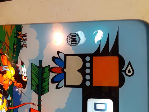 Illuminated Backglass - Three Feathers*