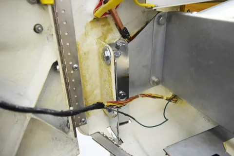 Inside Cabinet - Left Front Leg