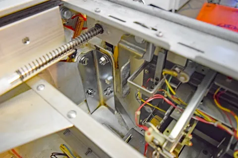 Inside Cabinet - Right Front Leg