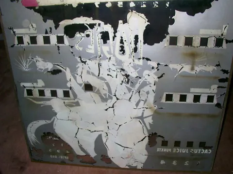 German Backglass - Reverse