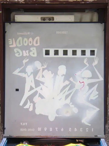 Early Production Backglass - Reverse*