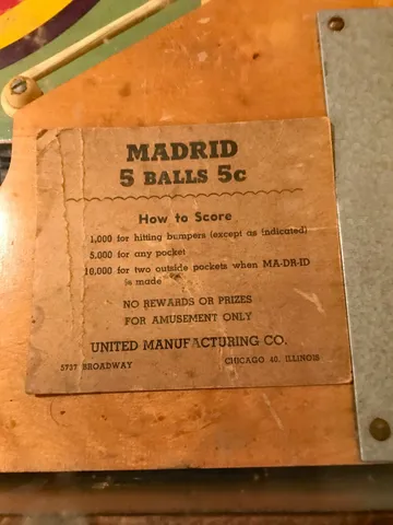 Instruction Card