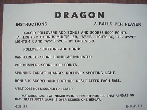 Instruction Card