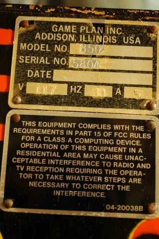 Manufacturer Plates*