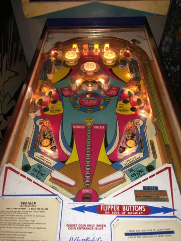 Sample Game - Illuminated Playfield*