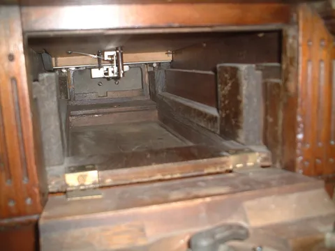 Back Door Open - Coin Box Removed