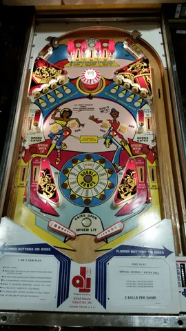 Illuminated Playfield - Glass Removed*