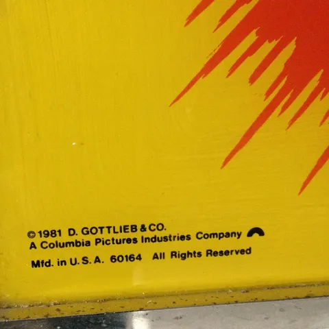 Backglass - Manufacturer Name