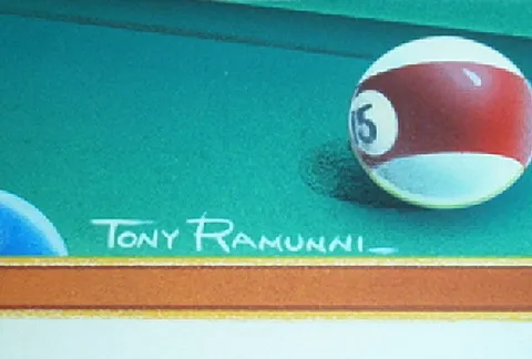Original Backglass Artwork - Detail*
