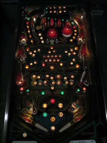 Illuminated Playfield - Feature Lites On