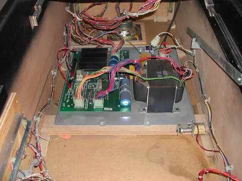 Prototype Game - Inside Cabinet - Rear*