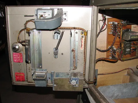 Inside Coin Door - Coin Mech Removed*