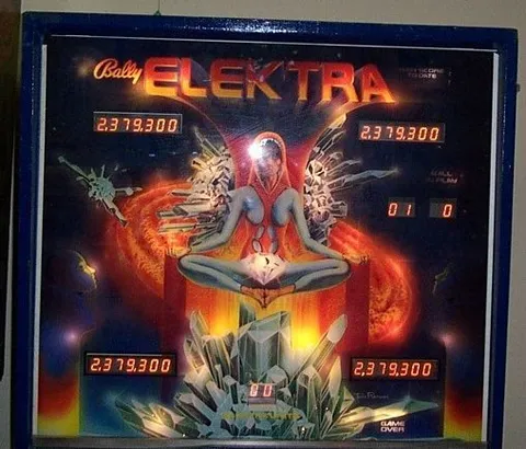 Early Production Backglass