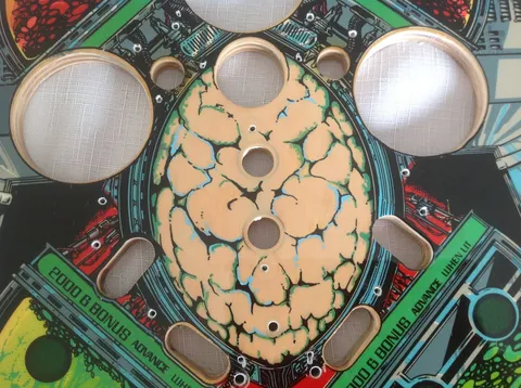 Stripped Playfield - Detail