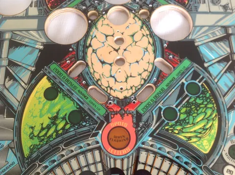 Stripped Playfield - Detail
