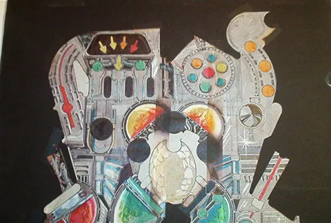 Original Playfield Concept Artwork - Detail*