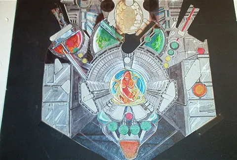 Original Playfield Concept Artwork - Detail*