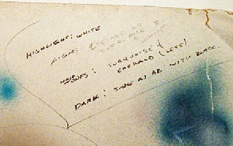 Original Playfield Concept Artwork - Reverse - Detail*