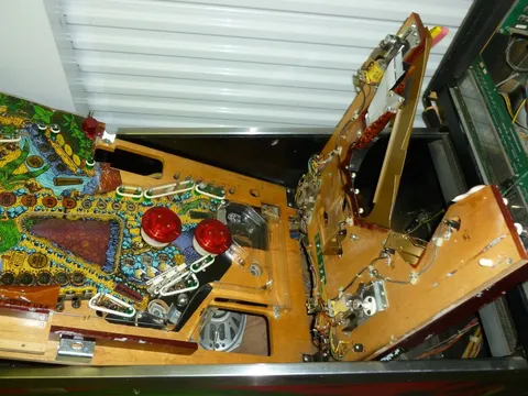 Playfield in Service Position