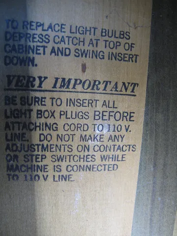 Inside Backbox - Detail*