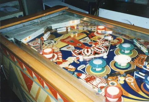 Playfield, Showing Cardholder Lamps*