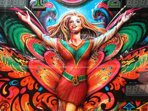 Backglass - Detail (USA Version)