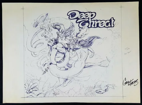 Original Backglass Artwork - Blueprint Copy*