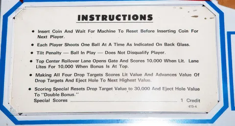 Instruction Card
