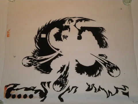 Backglass Blackline Master Color Separation #4*