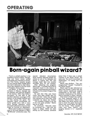 Play Meter Article*
