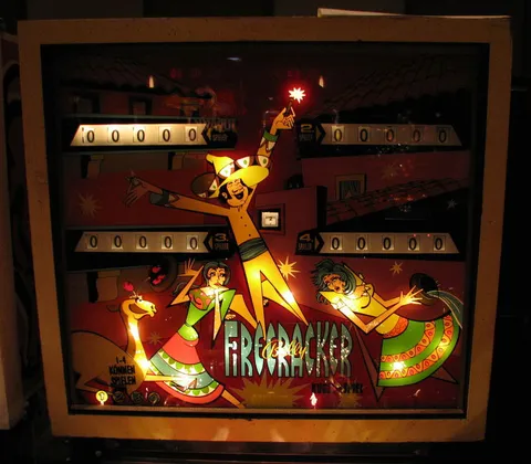 Illuminated German Backglass