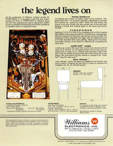 Flyer, Back