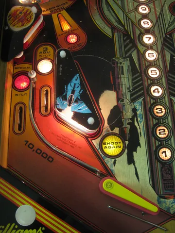 Illuminated Lower Left Playfield