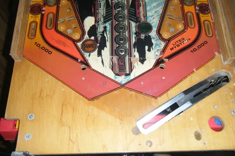 Stripped Lower Playfield
