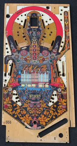 Stripped Alternate Playfield - Black Background*