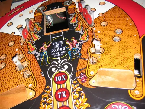 Partially Stripped Playfield - Detail