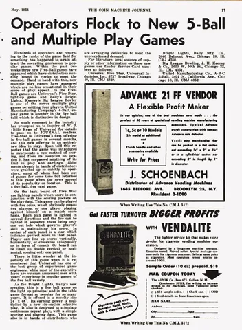 Coin Machine Journal Article*