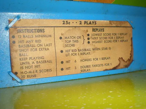 Instruction and Score Card