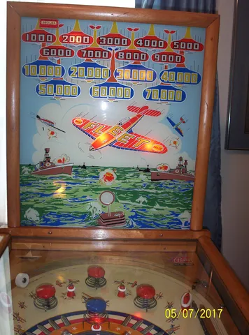 Illuminated Backglass - Targets Award 2 Replays