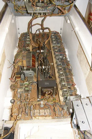 Early Production Inside Cabinet*