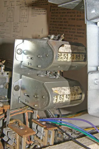Early Production Inside Cabinet - Two Meters*