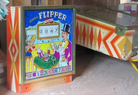 Sample Game - Woodrail Backbox and Cabinet*