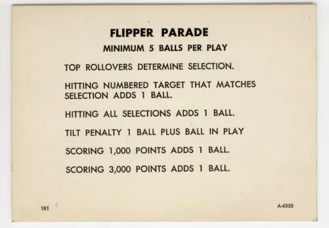 Score Card A-6355