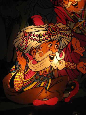 Illuminated Backglass - Detail