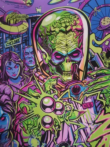 Retro Atomic Zombie Adventureland image 1