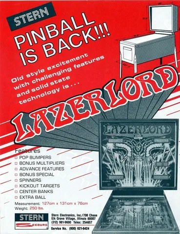 Lazer Lord (2nd Version 1984) image 1