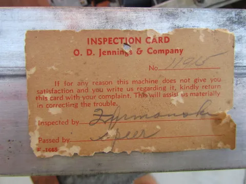 Inspection Tag*