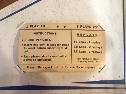 Instruction and Score Card