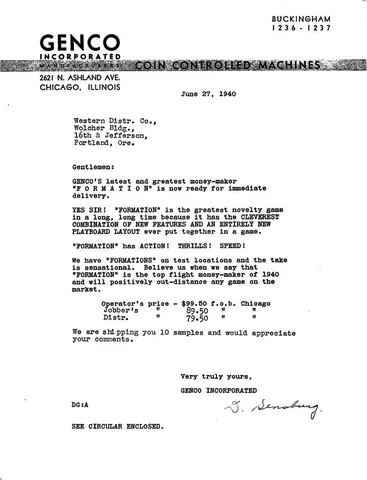 Letter to Distributor